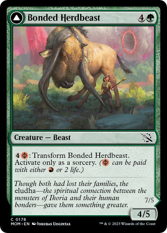 Image for Bonded Herdbeast (178) (March of the Machine) - Magic: The Gathering