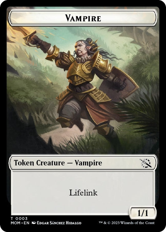 Image for Vampire Token (3) (March of the Machine) - Magic: The Gathering
