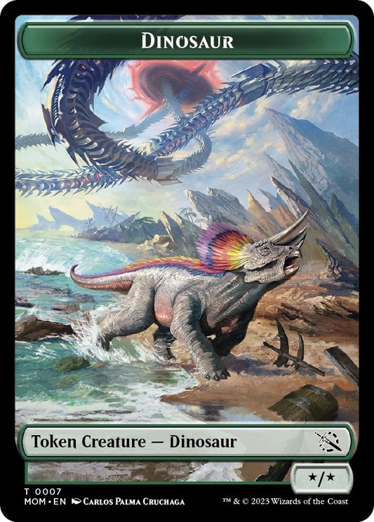 Dinosaur Token (7) (March of the Machine)