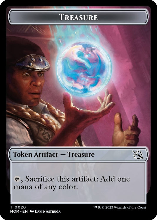 Image for Treasure Token (0020) (20) (March of the Machine) - Magic: The Gathering