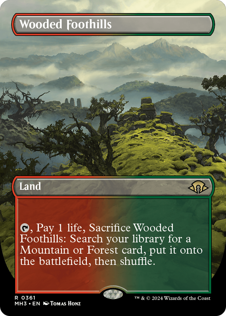 Wooded Foothills (Borderless) (361) (MH3)