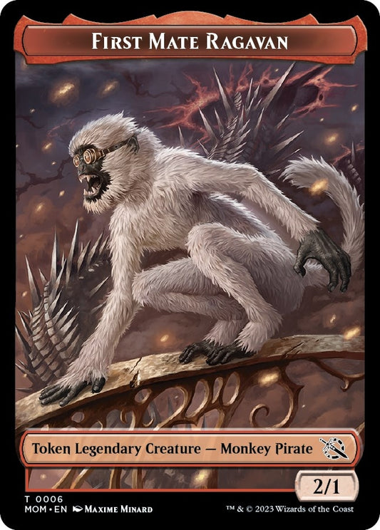 First Mate Ragavan // Thopter Double-Sided Token (6 // 19) (March of the Machine)