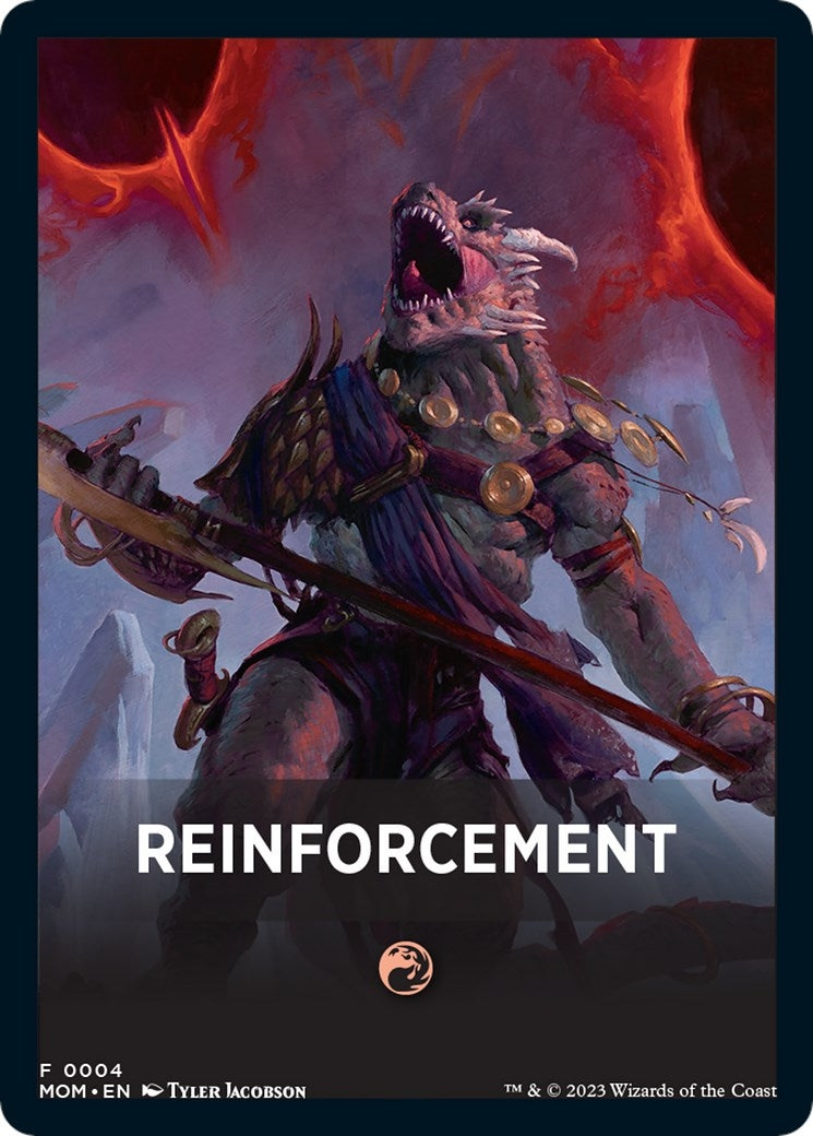 Image for Reinforcement Theme Card (4) (March of the Machine) - Magic: The Gathering