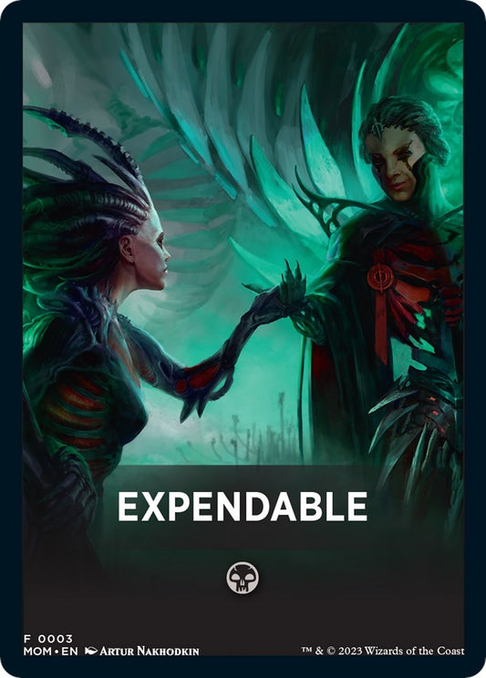 Image for Expendable Theme Card (3) (March of the Machine) - Magic: The Gathering