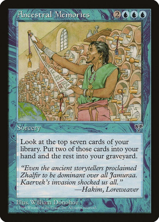 Image for Ancestral Memories (Mirage) - Magic: The Gathering