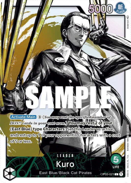 Kuro (Alternate Art) (OP03-021) (Pillars of Strength)