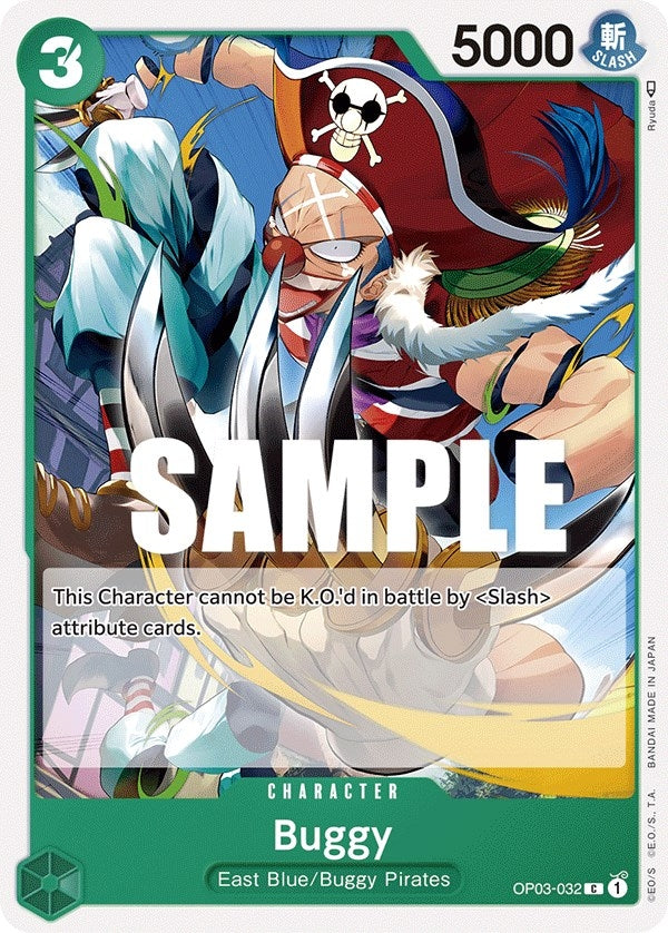 Image for Buggy (032) (OP03-032) (Pillars of Strength) - One Piece Card Game