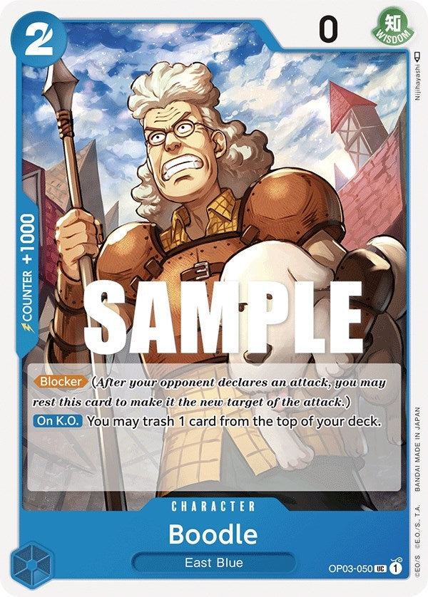 Image for Boodle (OP03-050) (Pillars of Strength) - One Piece Card Game