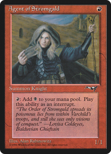 Agent of Stromgald (Woman Holding Staff) (95) (ALL)