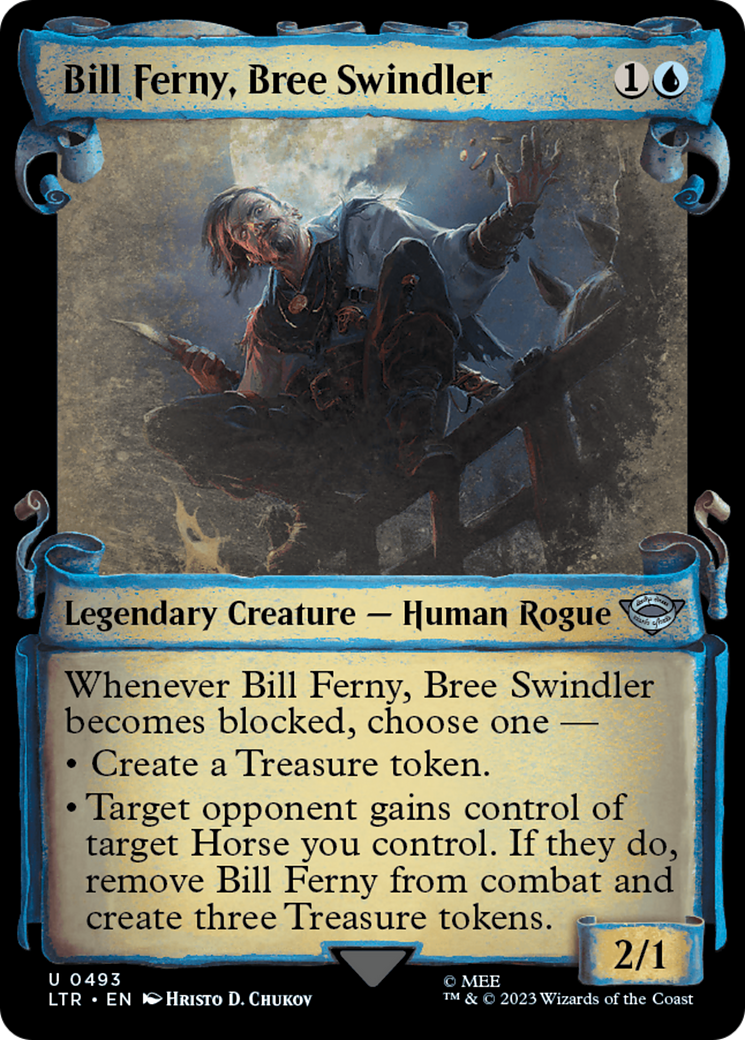 Bill Ferny, Bree Swindler (Showcase Scrolls) (493) (LTR)