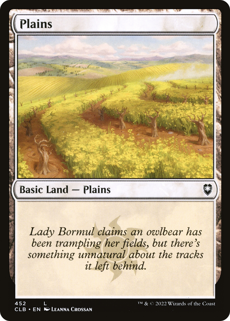 Plains (452) (CLB-452) - Commander Legends: Battle for Baldur's Gate
