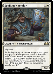 Spellbook Vendor (WOE-031) - Wilds of Eldraine