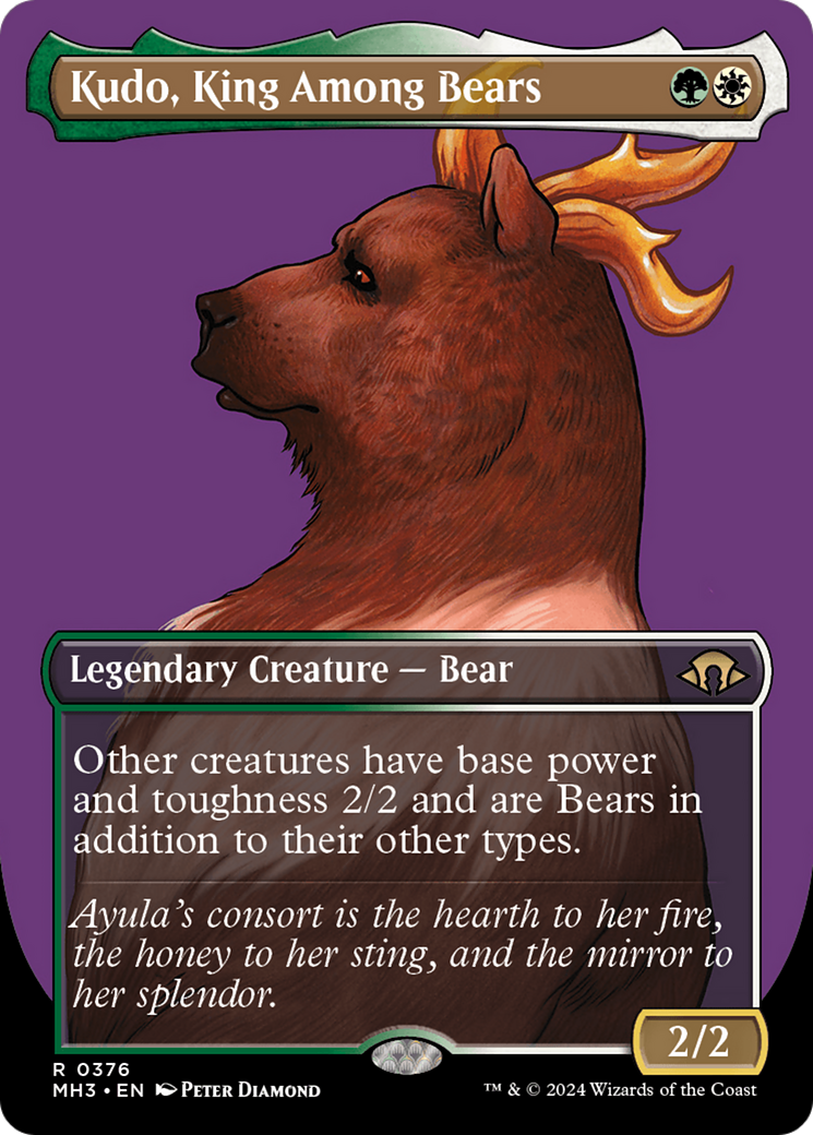 Kudo, King Among Bears (Borderless) (376) (MH3)