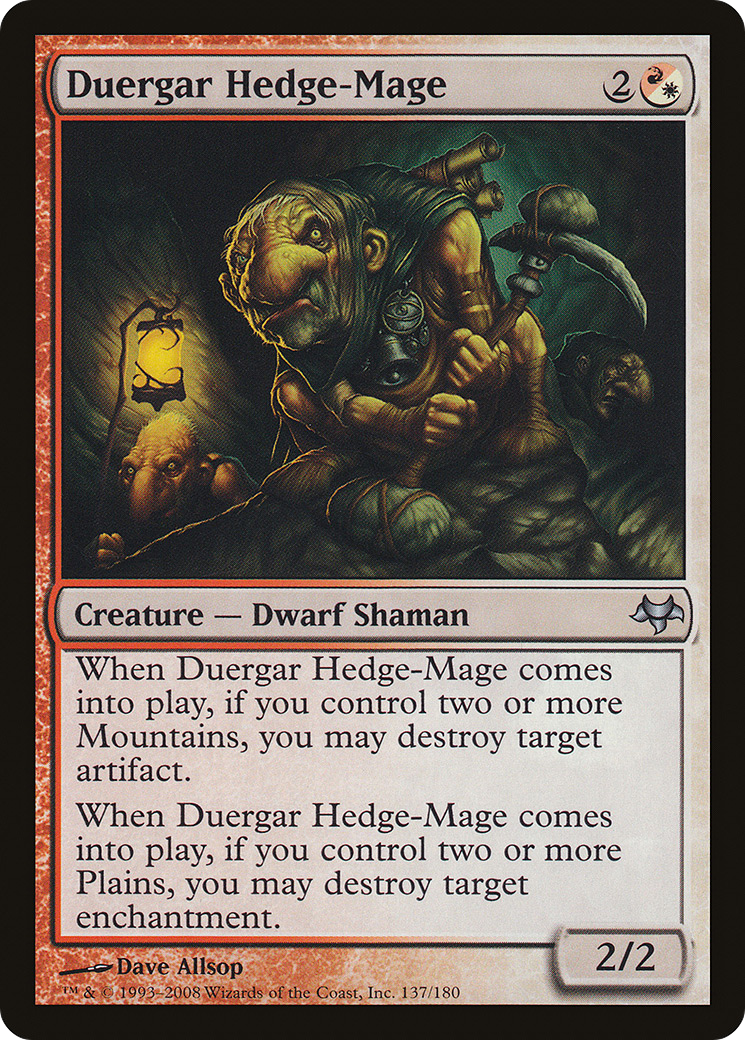 Duergar Hedge-Mage (137) (EVE)