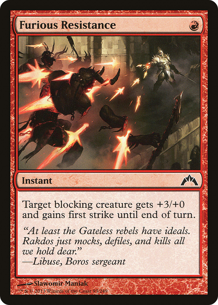 Furious Resistance (93) (GTC)