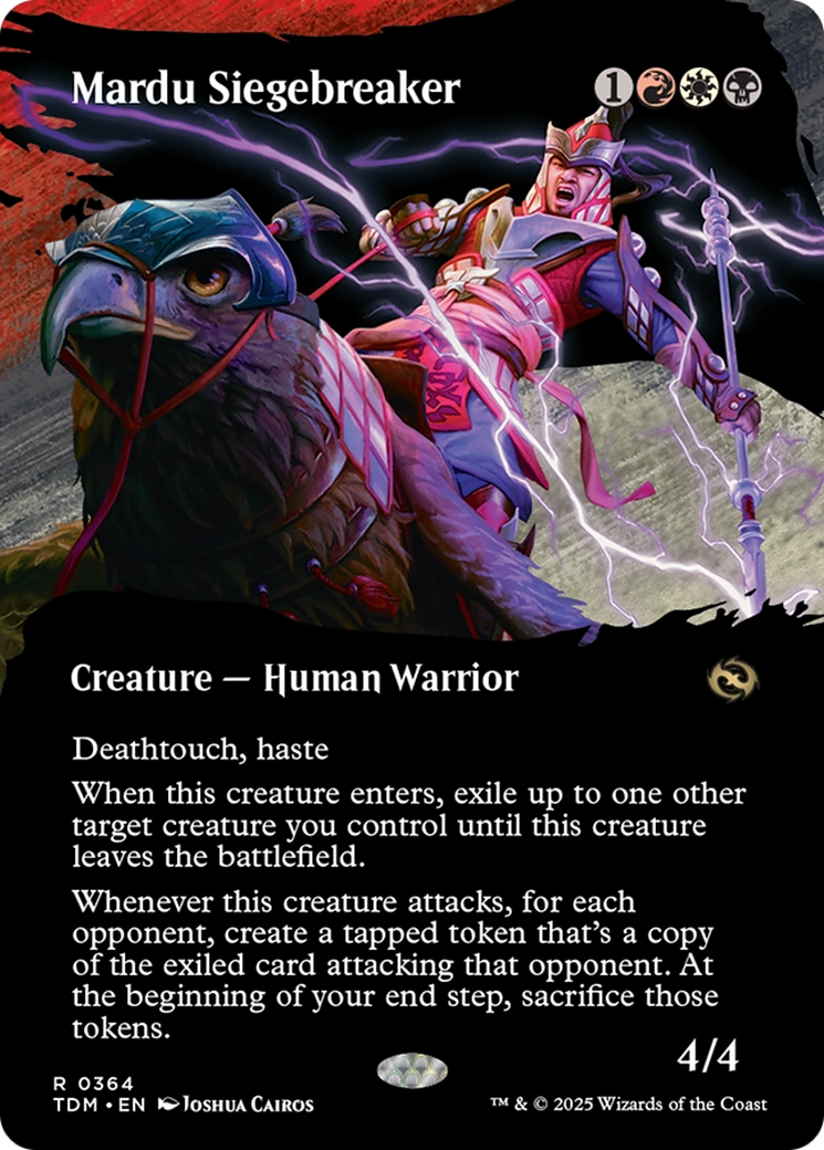 Mardu Siegebreaker (TDM-364) - Tarkir: Dragonstorm: (Showcase) (Borderless)