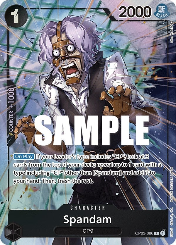 Image for Spandam (Alternate Art) (OP03-086) (Pillars of Strength) - One Piece Card Game
