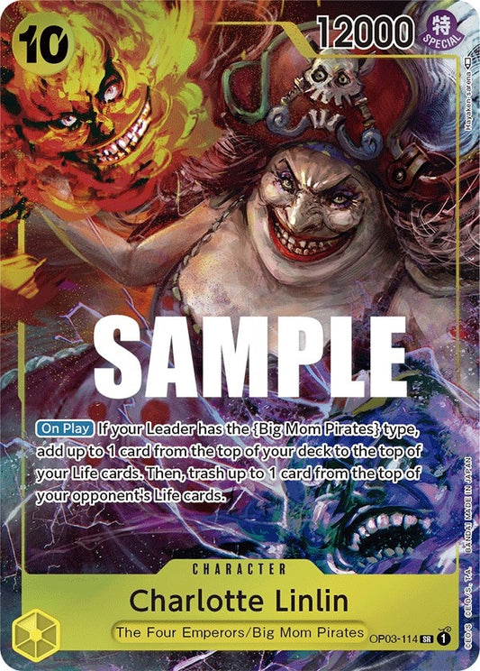 Charlotte Linlin (114) (Alternate Art) (OP03-114) (Pillars of Strength)