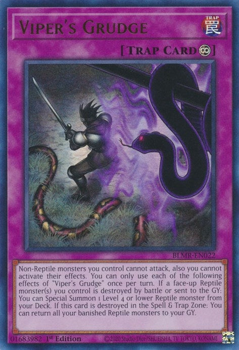 Image for Viper's Grudge (BLMR-EN022) (Battles of Legend: Monstrous Revenge) - YuGiOh