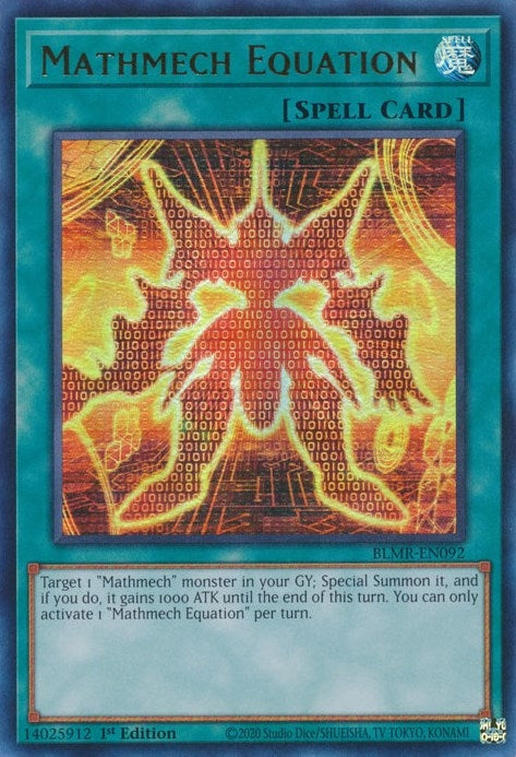 Image for Mathmech Equation (BLMR-EN092) (Battles of Legend: Monstrous Revenge) - YuGiOh