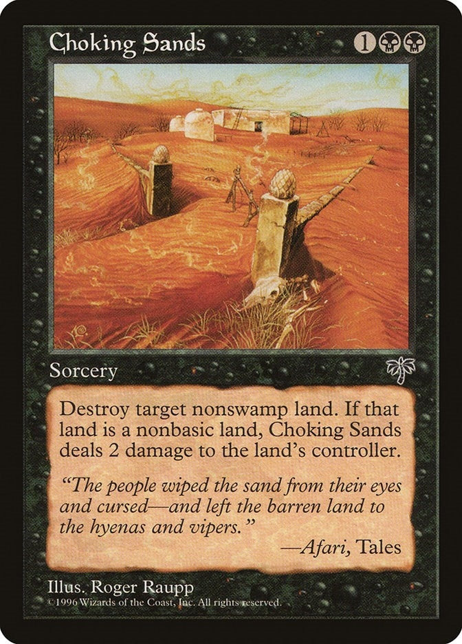 Image for Choking Sands (Mirage) - Magic: The Gathering