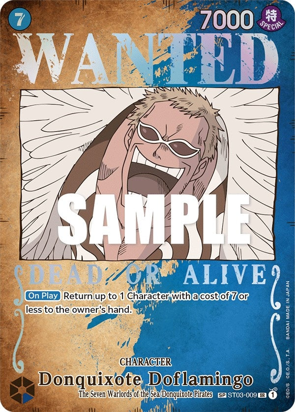 Donquixote Doflamingo (Wanted Poster) (ST03-009) (Pillars of Strength)