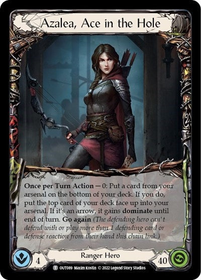 Image for Azalea, Ace in the Hole // Ponder (OUT089 // OUT237) (Outsiders) - Flesh and Blood TCG