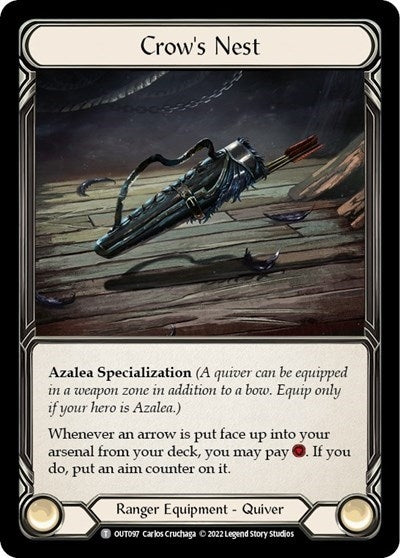 Image for Crow's Nest // Driftwood Quiver (OUT097 // OUT098) (Outsiders) - Flesh and Blood TCG