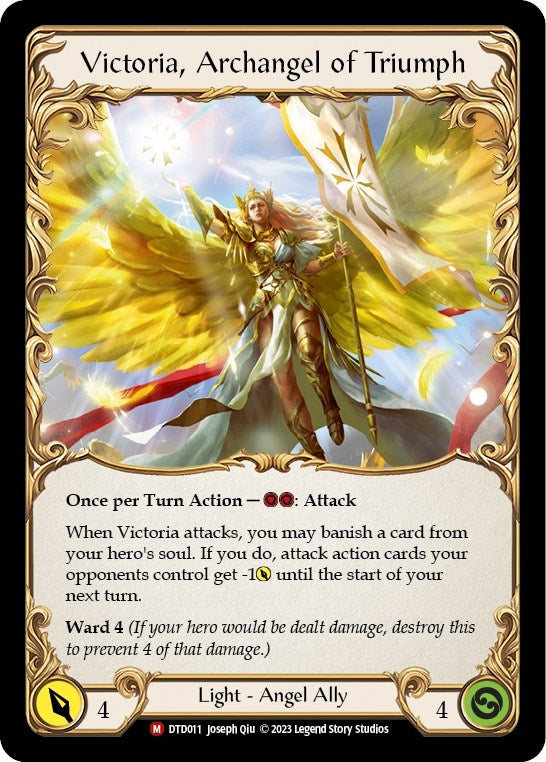 Image for Figment of Triumph // Victoria, Archangel of Triumph (DTD011) (Dusk till Dawn) - Flesh and Blood TCG