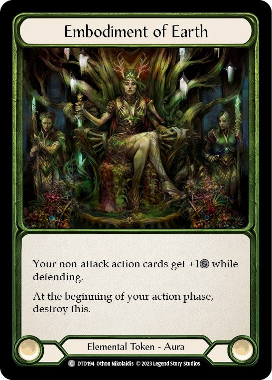 Image for Embodiment of Earth (DTD194) (Dusk till Dawn) - Flesh and Blood TCG