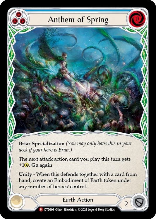 Image for Anthem of Spring (DTD196) (Dusk till Dawn) - Flesh and Blood TCG