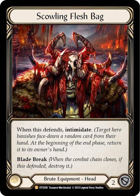 Image for Scowling Flesh Bag (DTD200) (Dusk till Dawn) - Flesh and Blood TCG