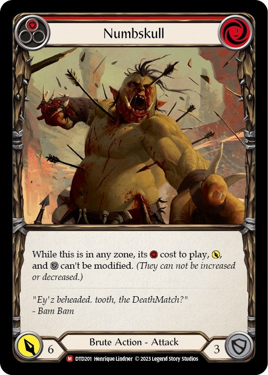 Image for Numbskull (DTD201) (Dusk till Dawn) - Flesh and Blood TCG