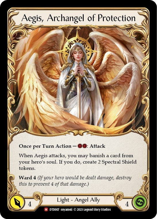 Image for Figment of Protection // Aegis, Archangel of Protection (DTD007) (Dusk till Dawn) - Flesh and Blood TCG