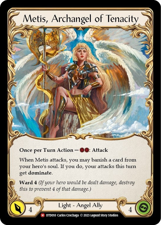 Image for Figment of Tenacity // Metis, Archangel of Tenacity (DTD010) (Dusk till Dawn) - Flesh and Blood TCG