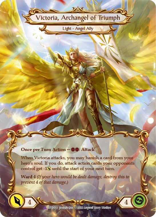 Image for Figment of Triumph // Victoria, Archangel of Triumph (Marvel) (DTD011) (Dusk till Dawn) - Flesh and Blood TCG
