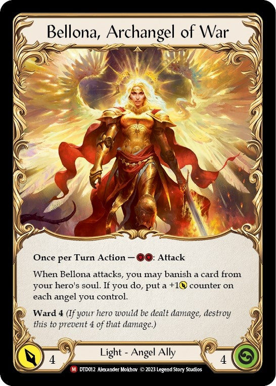 Image for Figment of War // Bellona, Archangel of War (DTD012) (Dusk till Dawn) - Flesh and Blood TCG