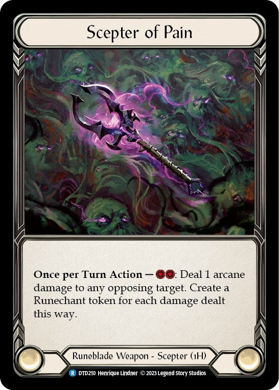 Image for Scepter of Pain (DTD210) (Dusk till Dawn) - Flesh and Blood TCG