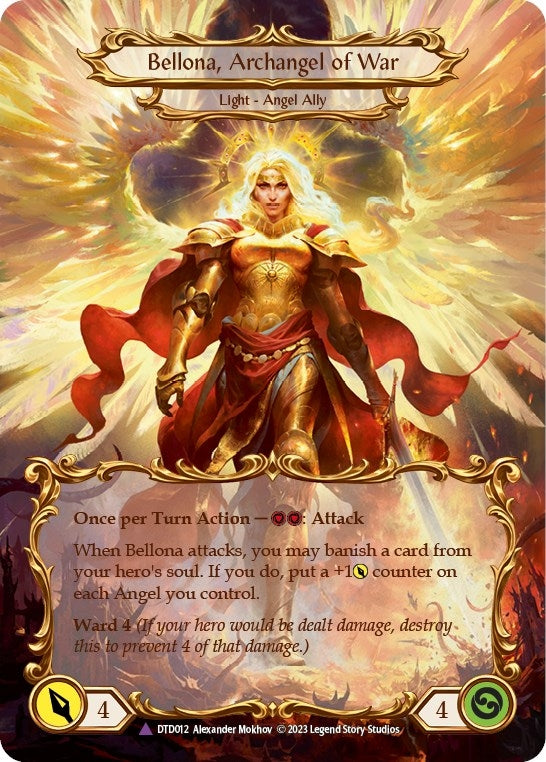 Image for Figment of War // Bellona, Archangel of War (Marvel) (DTD012) (Dusk till Dawn) - Flesh and Blood TCG