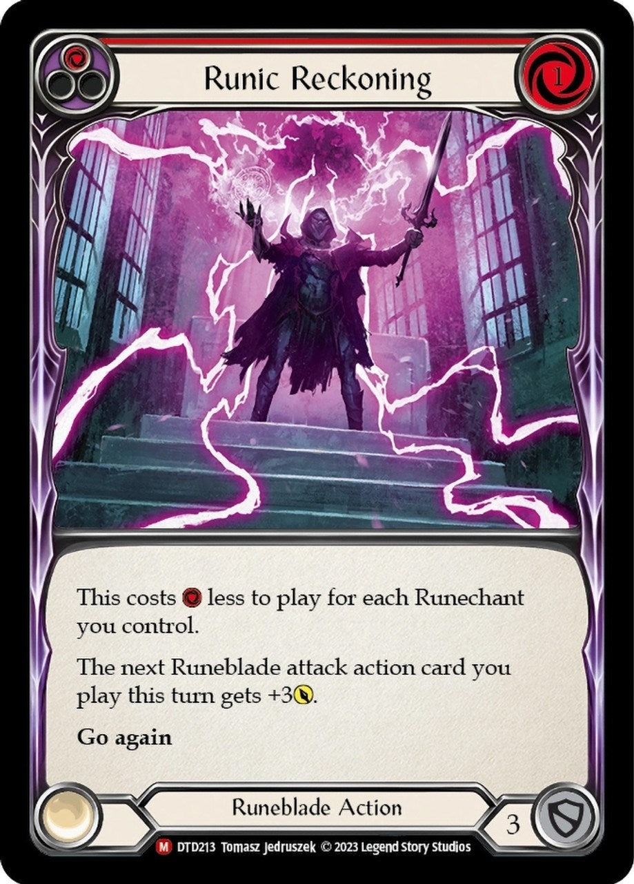 Image for Runic Reckoning (DTD213) (Dusk till Dawn) - Flesh and Blood TCG