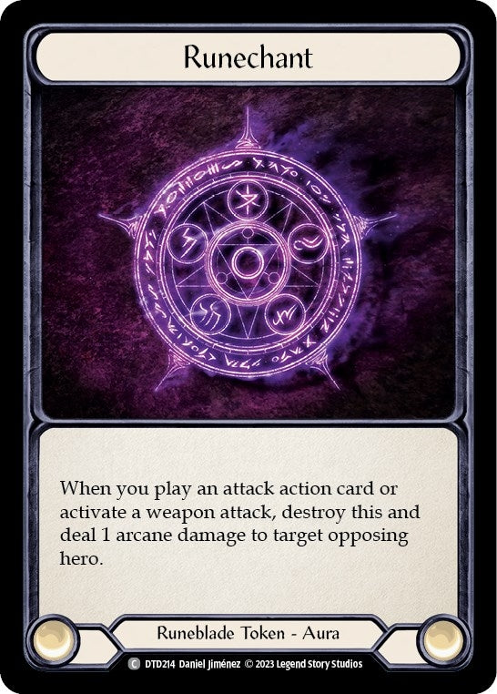 Image for Runechant (DTD214) (Dusk till Dawn) - Flesh and Blood TCG