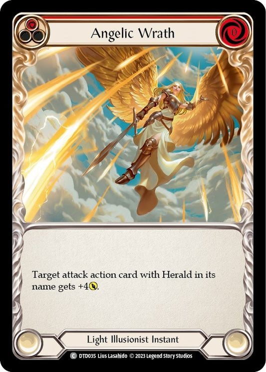 Image for Angelic Wrath (Red) (DTD035) (Dusk till Dawn) - Flesh and Blood TCG