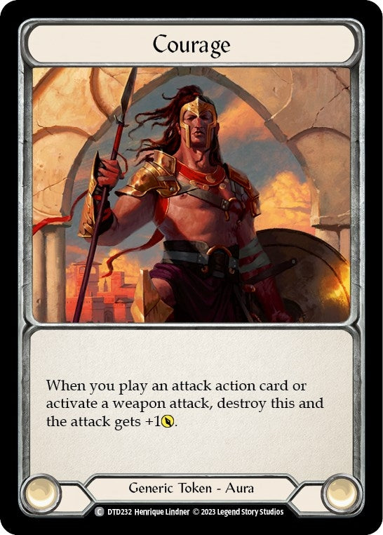 Image for Courage (DTD232) (Dusk till Dawn) - Flesh and Blood TCG