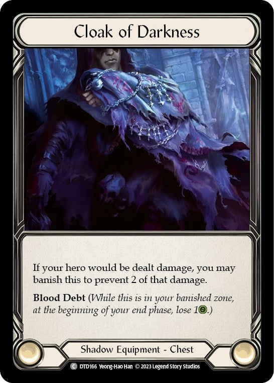 Image for Cloak of Darkness (DTD166) (Dusk till Dawn) - Flesh and Blood TCG