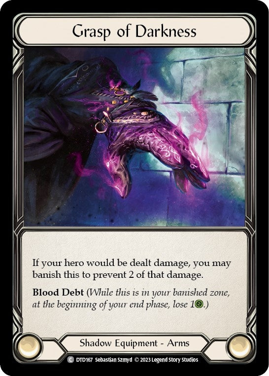 Image for Grasp of Darkness (DTD167) (Dusk till Dawn) - Flesh and Blood TCG