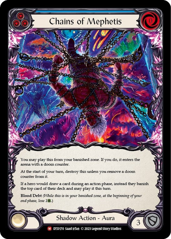 Image for Chains of Mephetis (DTD170) (Dusk till Dawn) - Flesh and Blood TCG