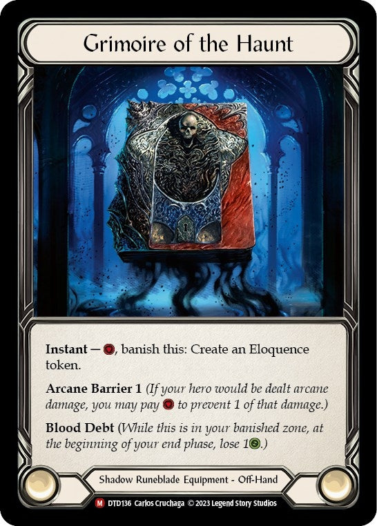 Image for Grimoire of the Haunt (DTD136) (Dusk till Dawn) - Flesh and Blood TCG