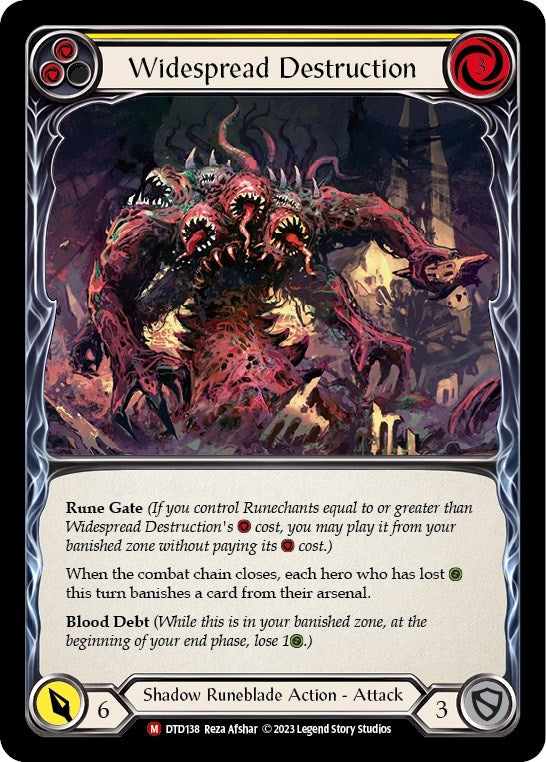Image for Widespread Destruction (DTD138) (Dusk till Dawn) - Flesh and Blood TCG