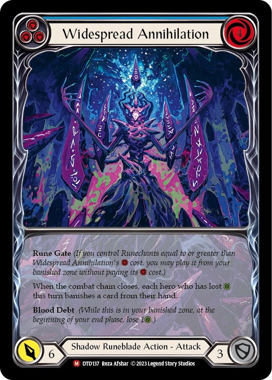 Image for Widespread Annihilation (Extended Art) (DTD137) (Dusk till Dawn) - Flesh and Blood TCG