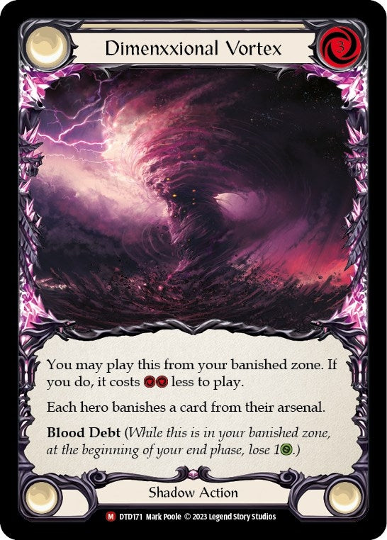 Image for Dimenxxional Vortex (DTD171) (Dusk till Dawn) - Flesh and Blood TCG